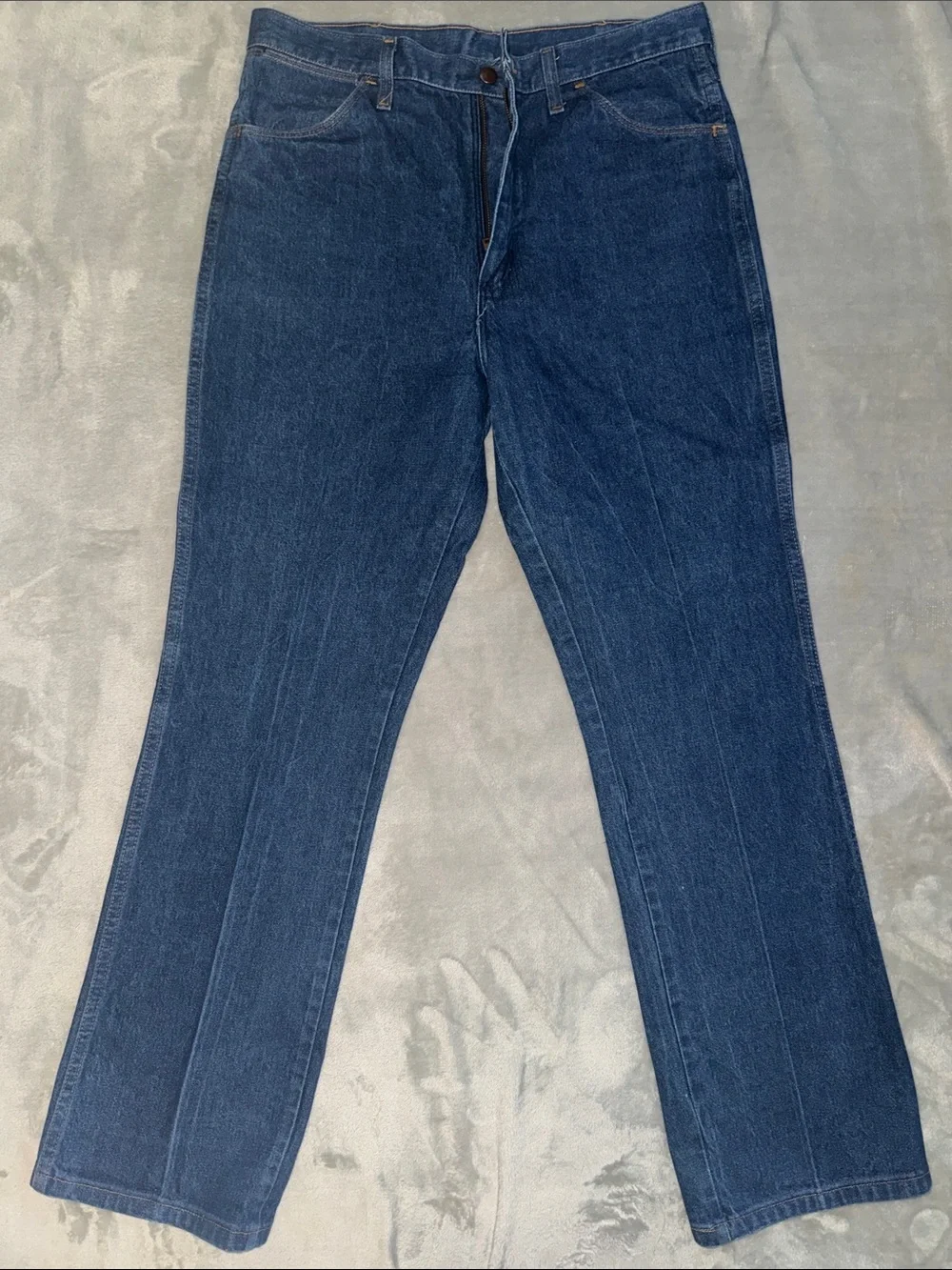 Vintage Wrangler Blue Classic Straight Leg Jeans 36x32